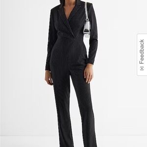Express NWT Pinstripe Jumpsuit | XS
